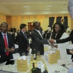 AHCX Chairman Greets VIP guest at AHCX Business Launch